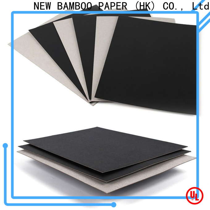 NEW BAMBOO PAPER New black cardboard paper company for packaging