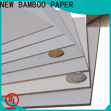 NEW BAMBOO PAPER first-rate grey board paper bulk production for boxes