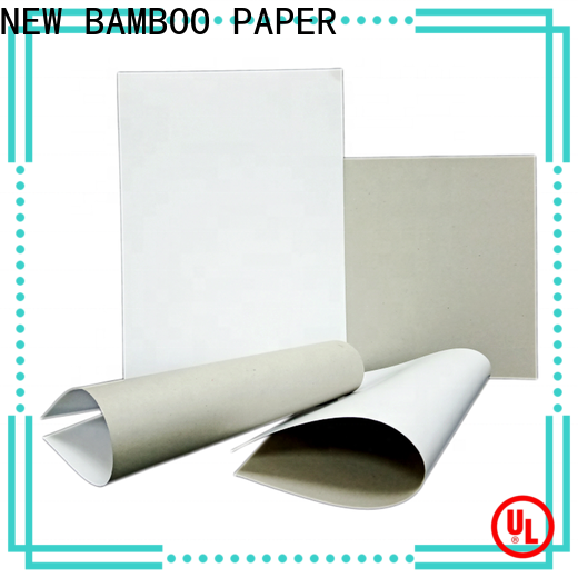 NEW BAMBOO PAPER custom book binding cover board from manufacturer for box packaging