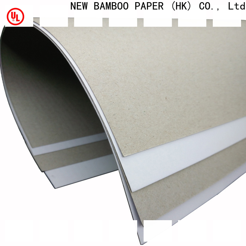 NEW BAMBOO PAPER best coated unbleached kraft long-term-use for gift box binding