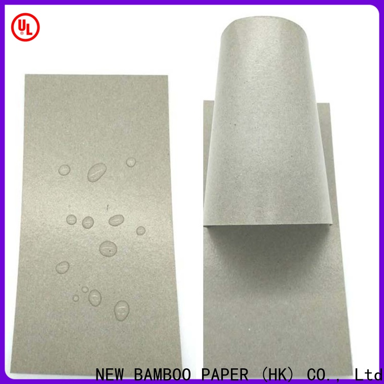 NEW BAMBOO PAPER sides hard color paper certifications for packaging