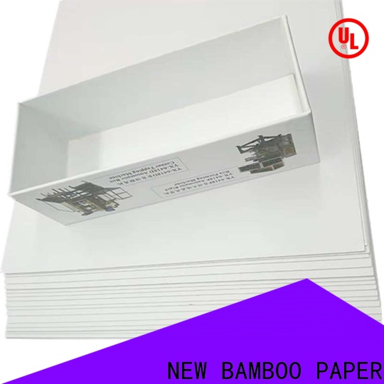 NEW BAMBOO PAPER good-package coated duplex board factory for gift box binding