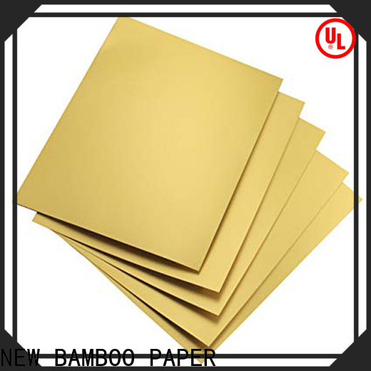 NEW BAMBOO PAPER back matting board bulk production for pastry packaging