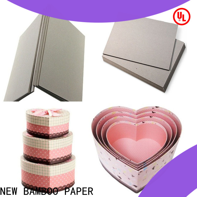 NEW BAMBOO PAPER cardboard gray chipboard suppliers for shirt accessories