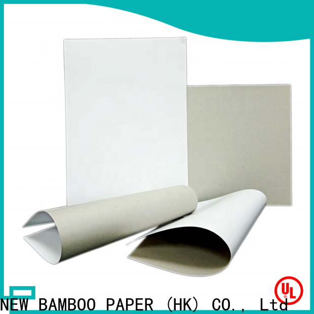 NEW BAMBOO PAPER best duplex board grey back bulk production for crafts