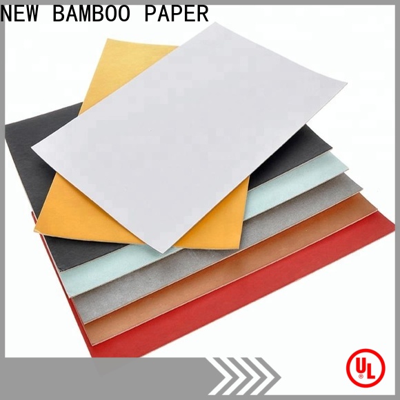 NEW BAMBOO PAPER back white cardboard paper price for business for toothpaste boxes