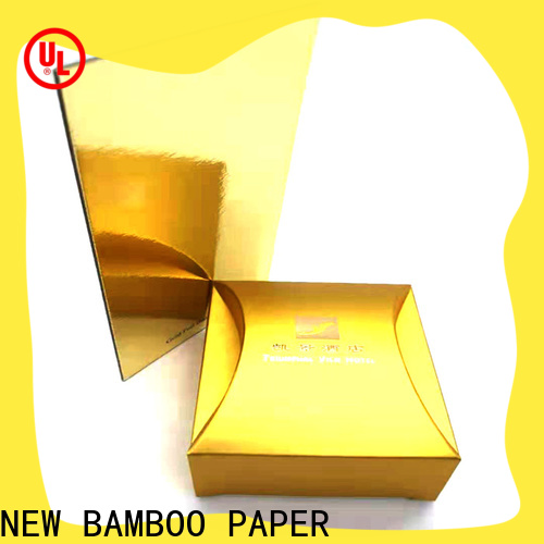 NEW BAMBOO PAPER board silver cake board company for pastry packaging