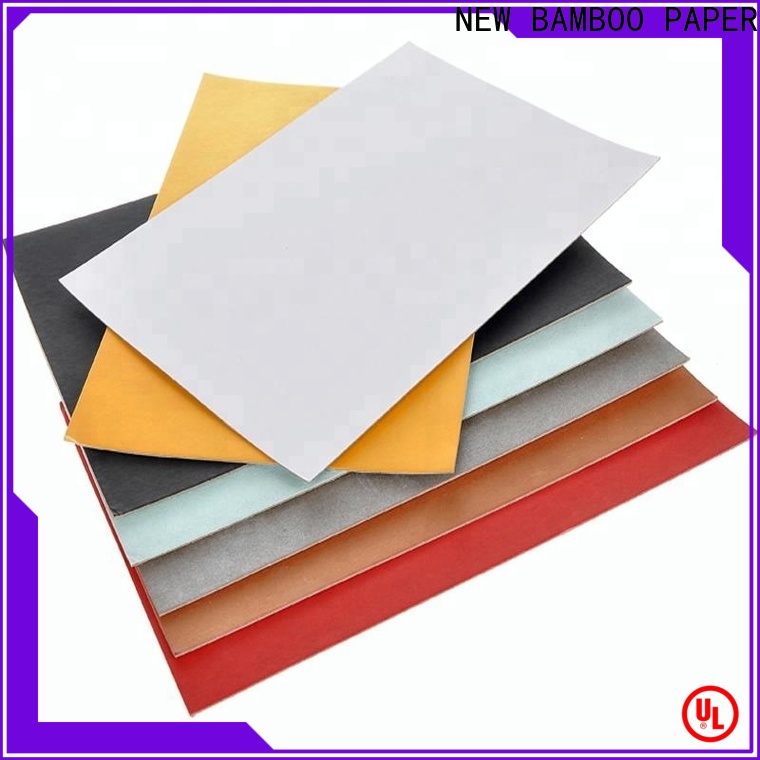 NEW BAMBOO PAPER new-arrival chipboard sheets large bulk production for box packaging