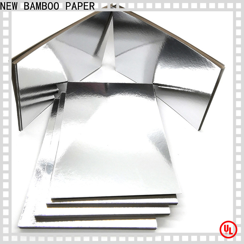 NEW BAMBOO PAPER board metallic board paper from manufacturer for packaging