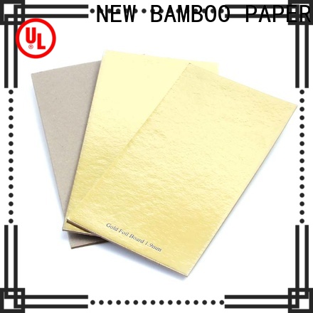 NEW BAMBOO PAPER foil two ply cardboard manufacturers for bread packaging