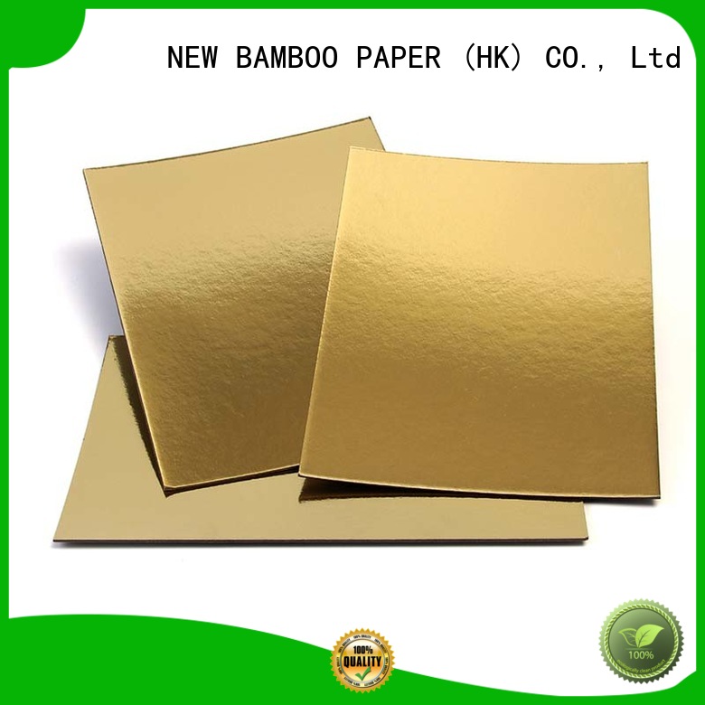 NEW BAMBOO PAPER cardboard cake board rounds bulk production