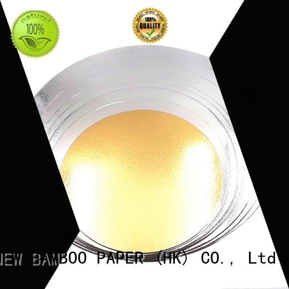 NEW BAMBOO PAPER first-rate foil cake board paper for pastry packaging