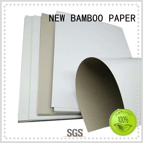 NEW BAMBOO PAPER grey Grey board with white back long-term-use for gift box binding