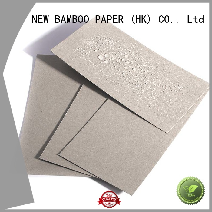 NEW BAMBOO PAPER grey pe coated paper  supply for trash cans