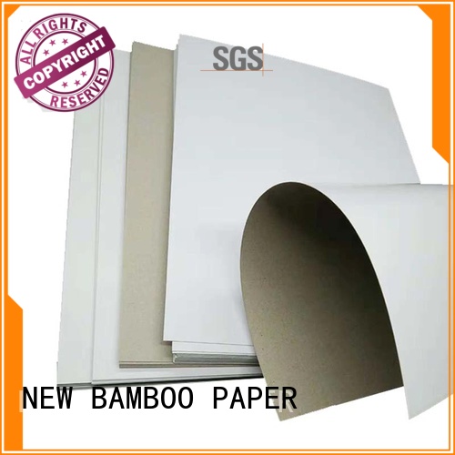 NEW BAMBOO PAPER printing coated duplex board bulk production for gift box binding