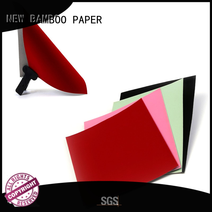 NEW BAMBOO PAPER industry-leading flocking paper factory for packaging