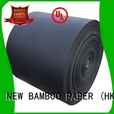 Single Side 110gsm-450gsm Black Paper Reels / Black Paper Board Sheets Standard Size