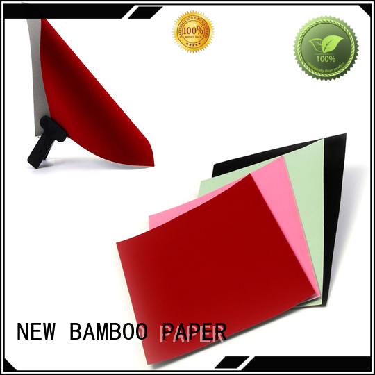 NEW BAMBOO PAPER cover flocked velvet paper long-term-use for crafts