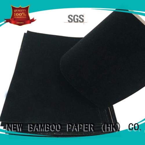 NEW BAMBOO PAPER flocked flocking paper sheet factory for packaging