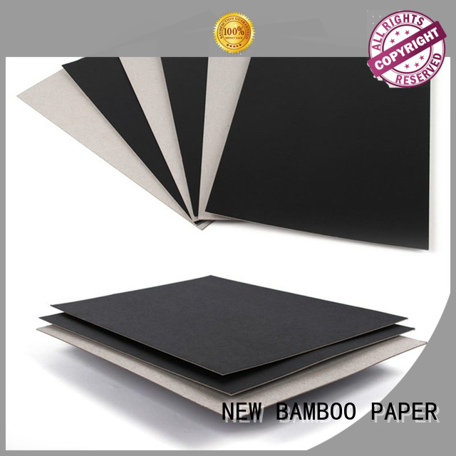 650gsm One Side Black Painted Grey Back Paper Board