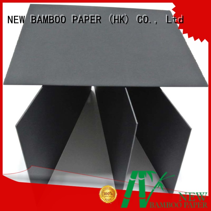 High quality waste paper and recycled pulp 5mm black cardboard paper