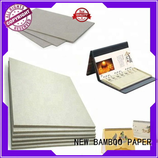 NEW BAMBOO PAPER high-quality gray chipboard for wholesale for desk calendars