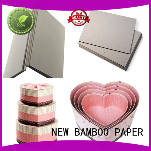 NEW BAMBOO PAPER inexpensive grey board thickness from manufacturer for boxes