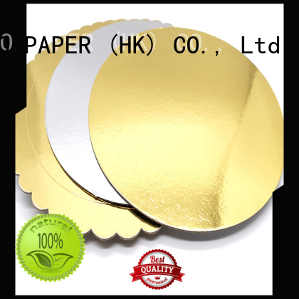 NEW BAMBOO PAPER fine- quality foil cake board for wholesale for bread packaging