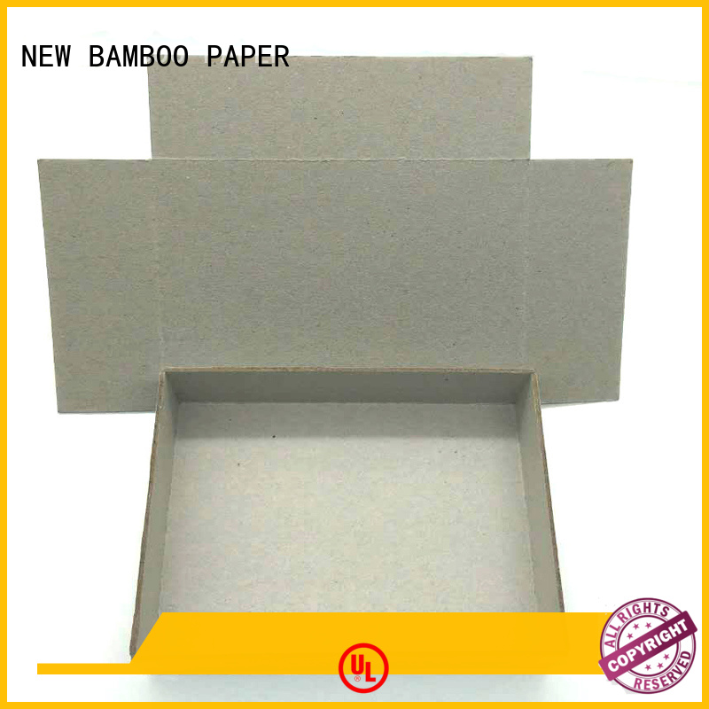 NEW BAMBOO PAPER gray grey paperboard for wholesale for hardcover books