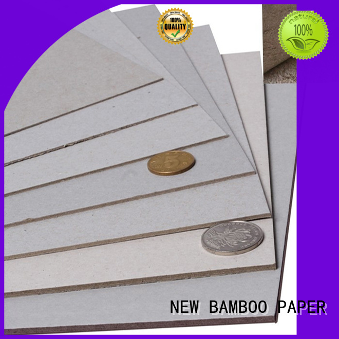 Hard Stiff Large Grey Chipboard Sheets / Grey Board Paper For Gift Box